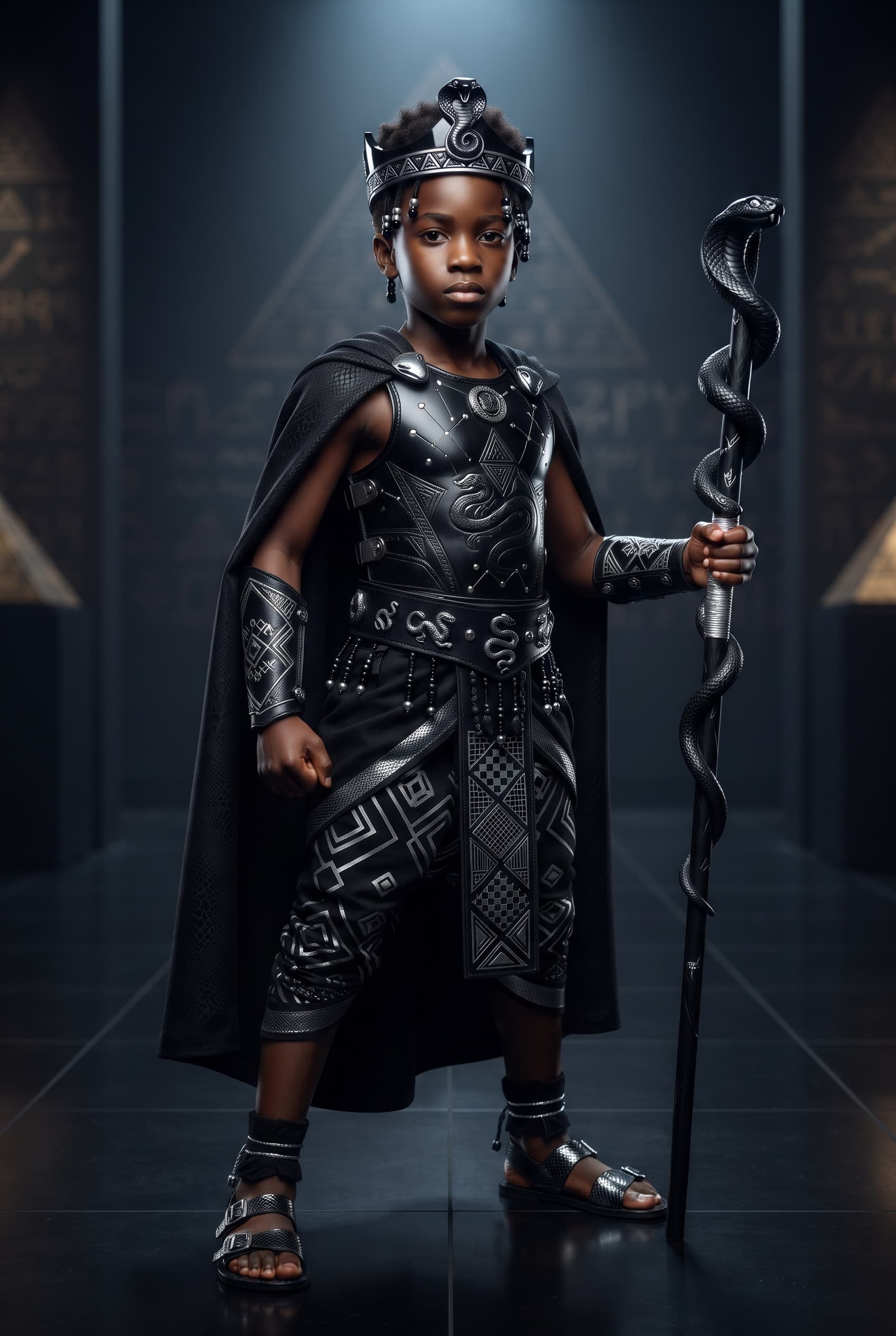 Black Mamba Order guardian in full regalia
