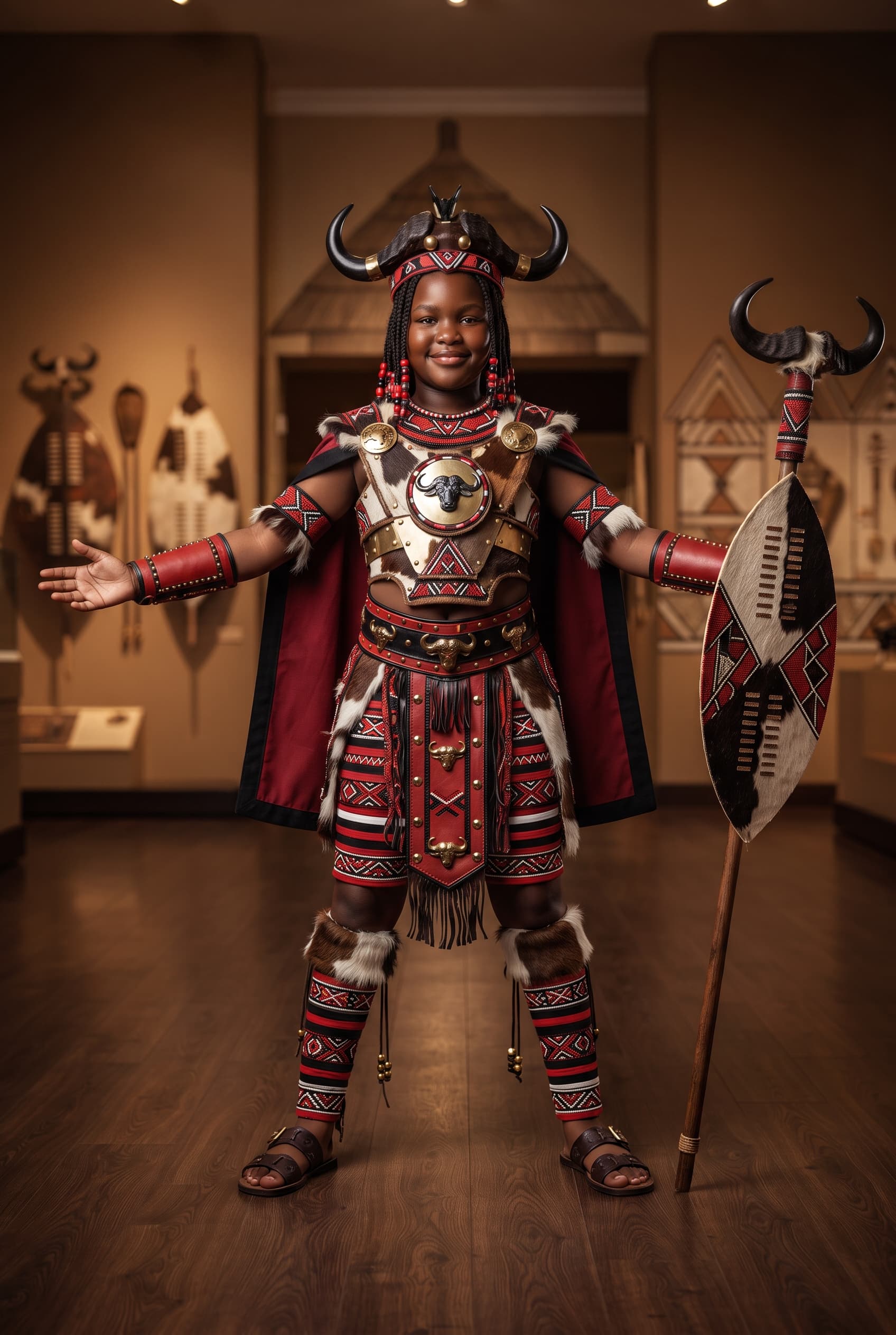 Buffalo Order guardian in full regalia