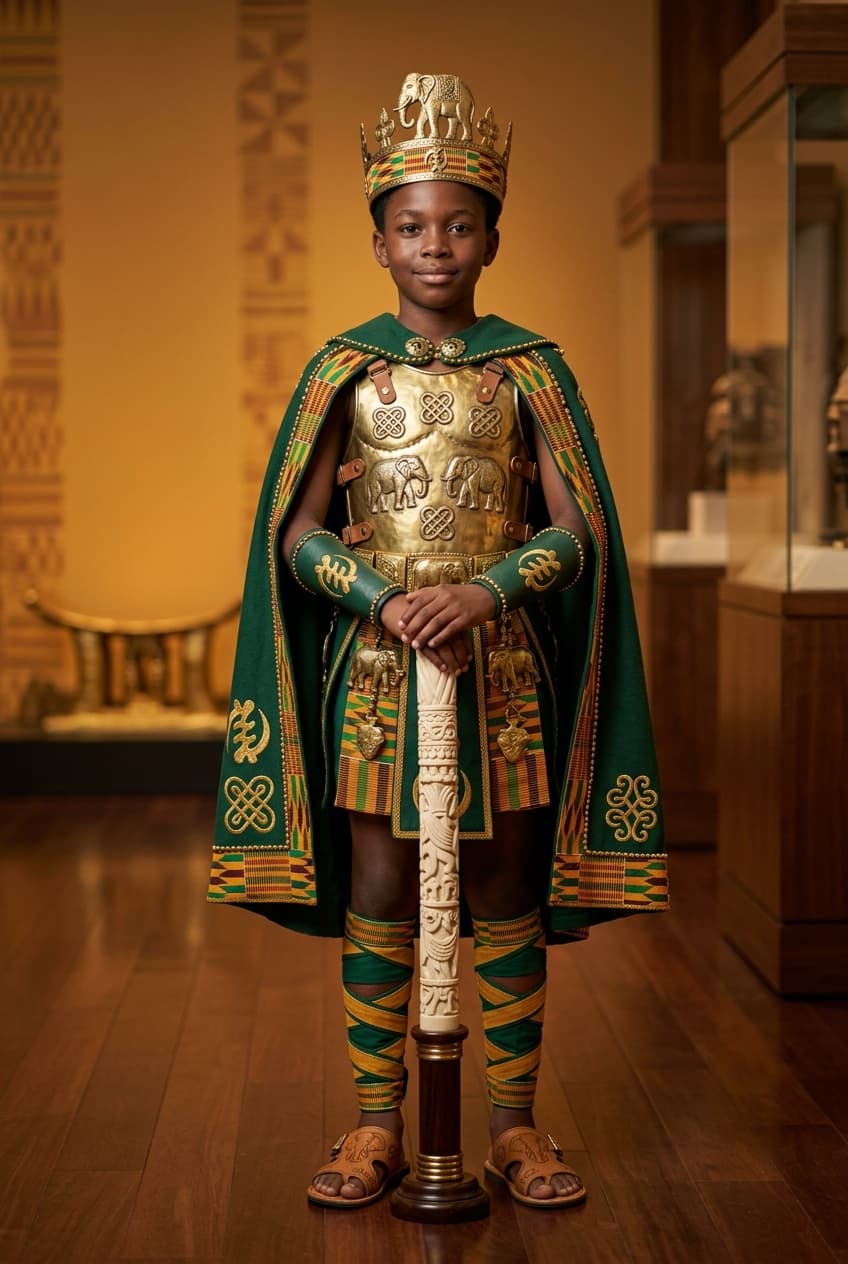 Elephant Order guardian in full regalia