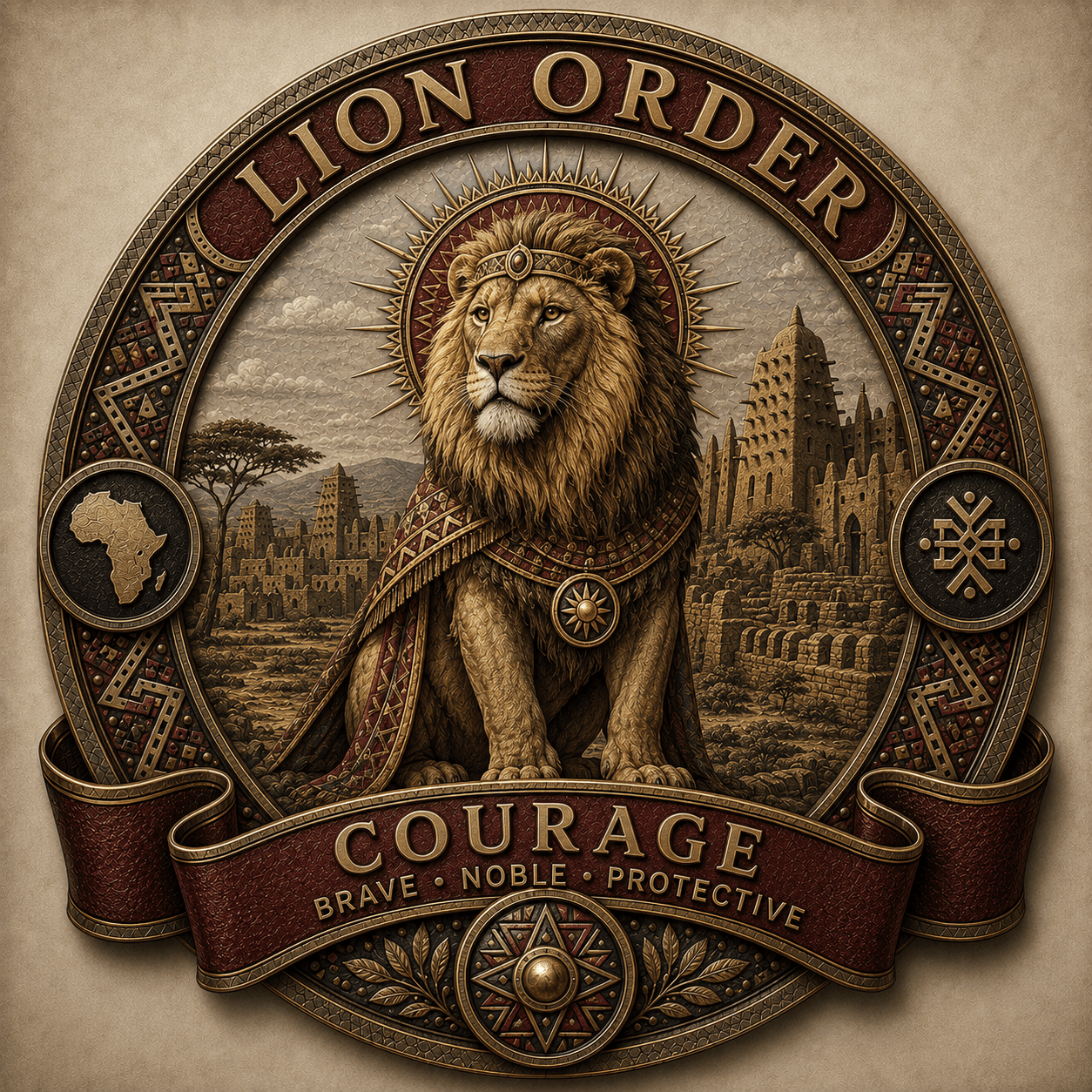 Lion Order seal